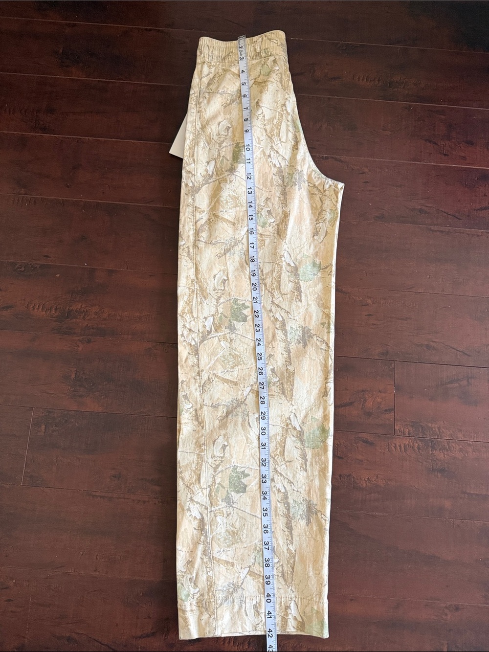 love, Fire Beige Camouflage Joggers with Subtle Green Print - Picture 10 of 11